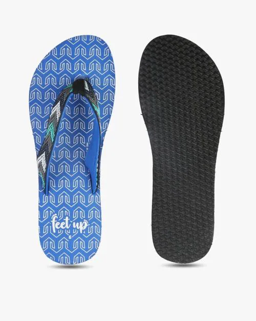 Women Embroidered Thong-Strap Flip-Flops