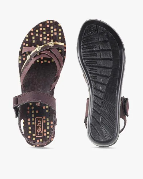 Strappy Slip-On Sandals