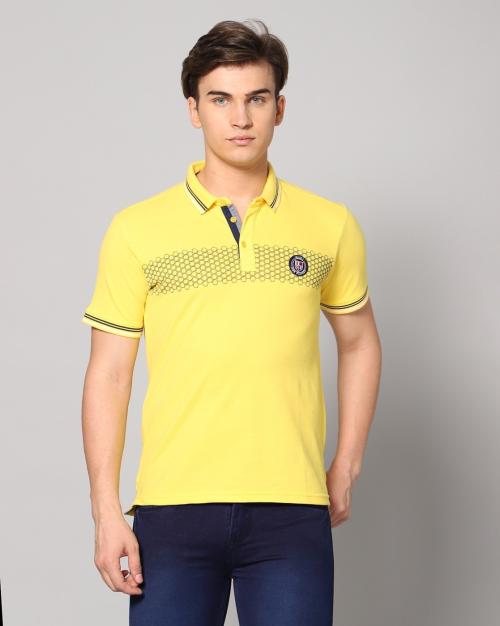 Slim Fit Polo T-Shirt with Brand Logo