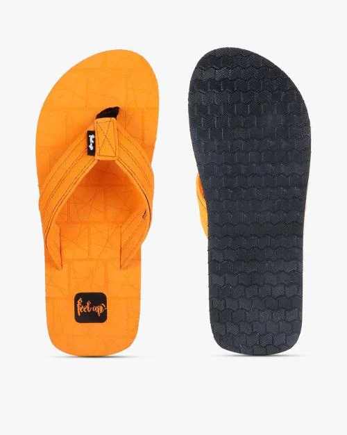 Brand Logo Thong-Strap Flip-Flops