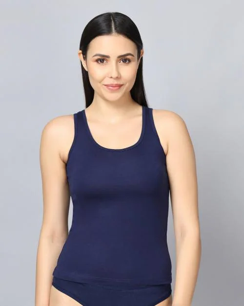 Cotton Round-Neck Camisole