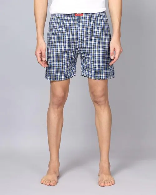 Plaid Checked Boxers