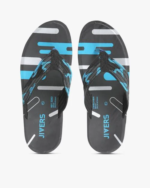 Buy Men Brand Print ThongStrap FlipFlops Online at Best Prices in