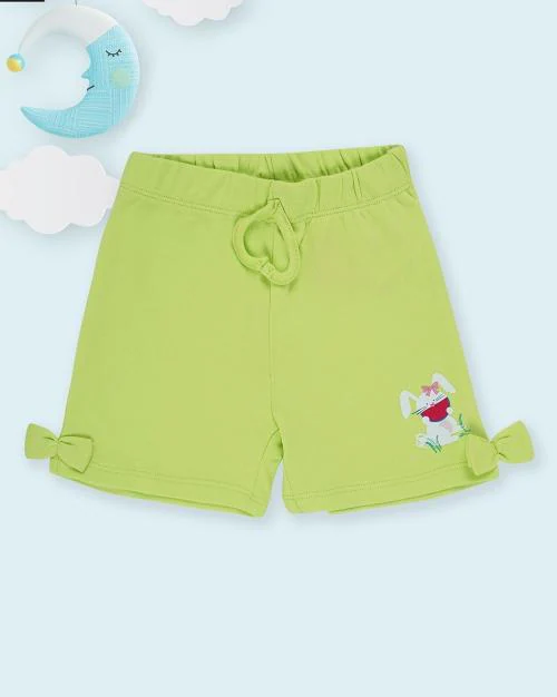 Shorts with Placement Graphic Print