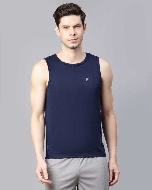 Slim Fit Crew-Neck T-Shirt with Brand Print