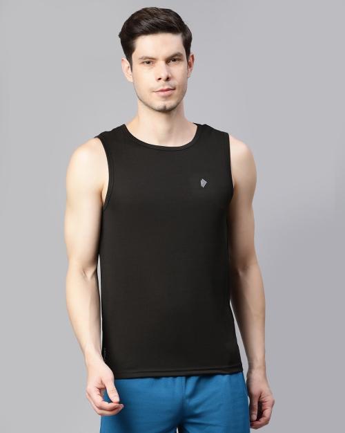 Slim Fit Crew-Neck T-Shirt with Brand Print