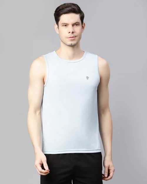 Slim Fit Crew-Neck T-Shirt with Brand Print