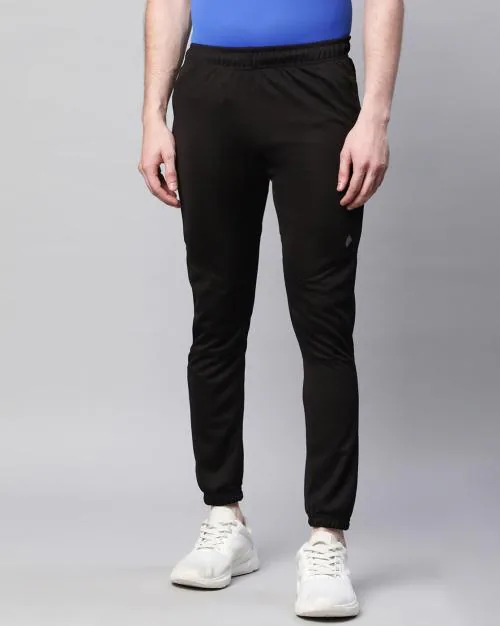 Men Slim Fit Joggers with Elasticated Waist