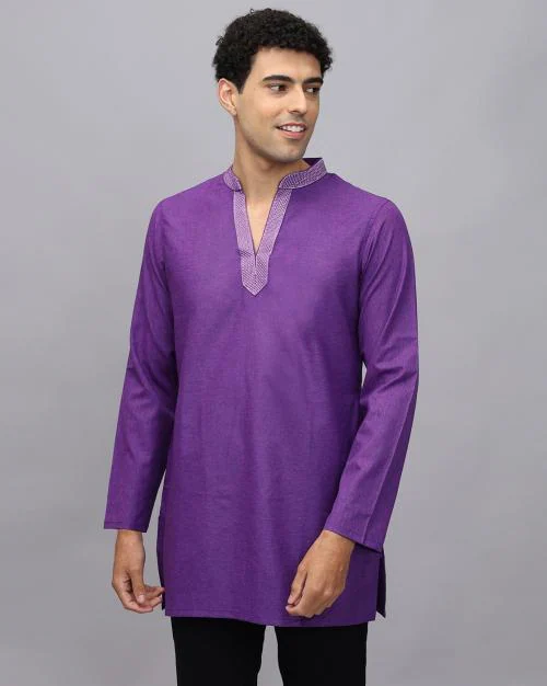 Buy Kurta with Mandarin Collar Online at Best Prices in India JioMart.
