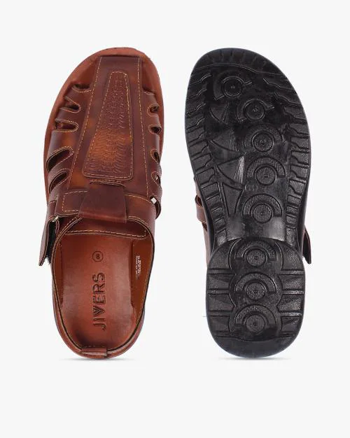 mens black slip on sandals