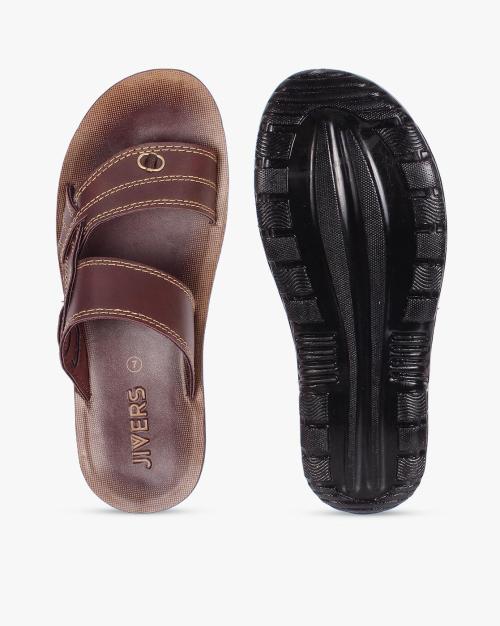 Open-Toe Slip-On Sandals