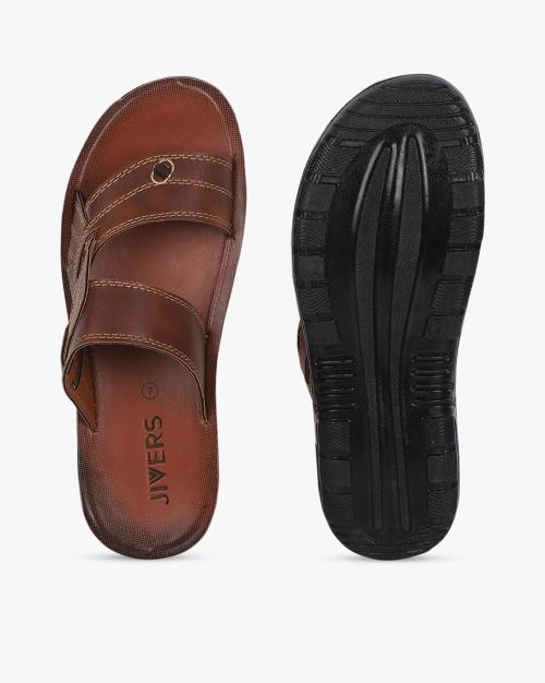 Open-Toe Slip-On Sandals