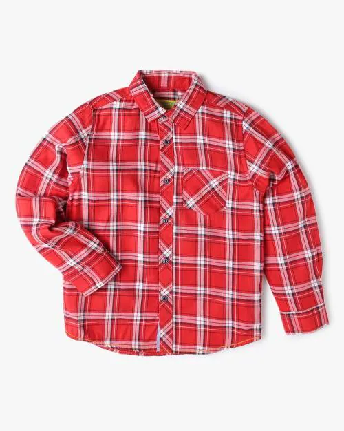 Checked Cotton Shirt