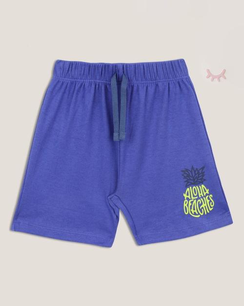 Typographic Print Shorts