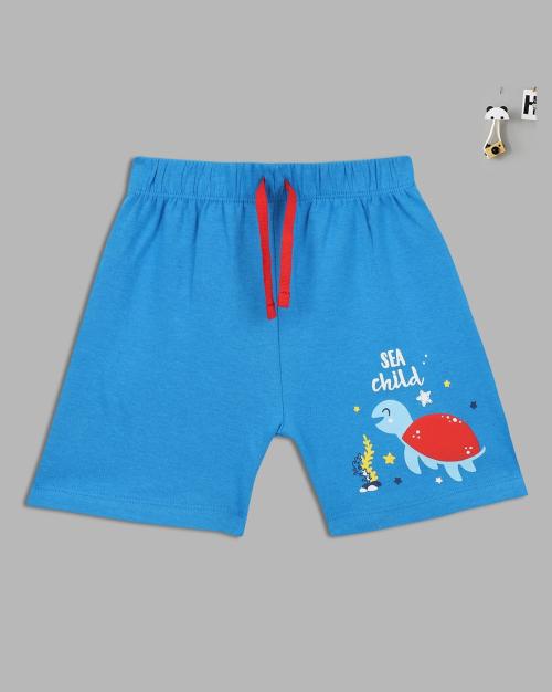 Shorts with Placement Graphic Print