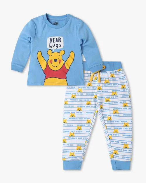 Boys Winnie The Pooh Print T-Shirt with Joggers