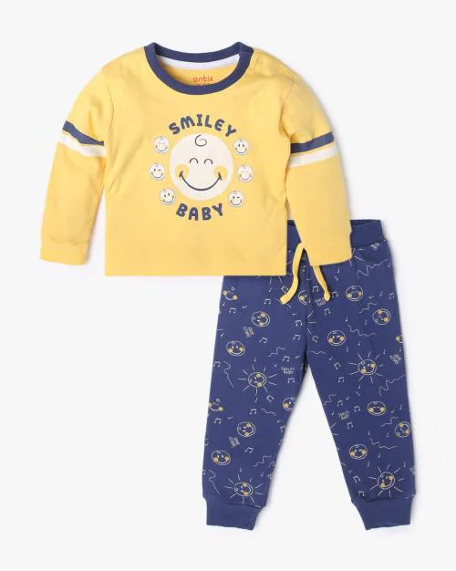 Graphic Print Sweatshirt & Joggers