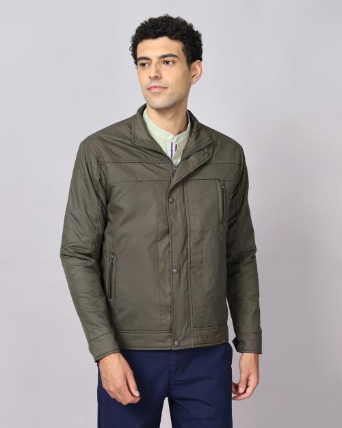 Zip-Front Jacket with Insert Pockets