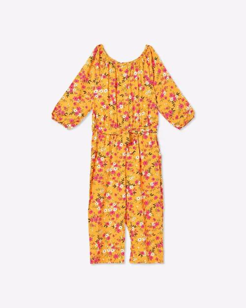 Floral Print Jumpsuit