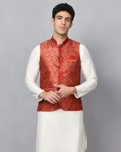 Printed Nehru Jacket