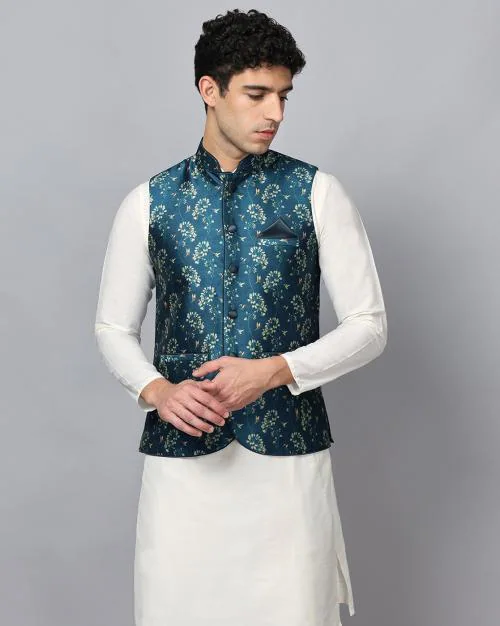 Printed Nehru Jacket