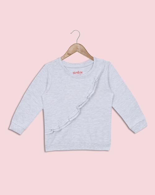 Cotton Round-Neck Sweatshirt