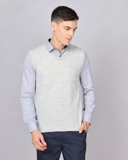 V-Neck Sleeveless Pullover