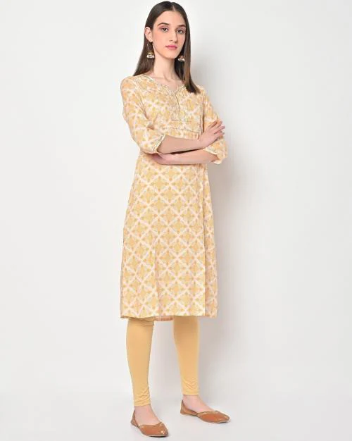 Printed Straight Kurta