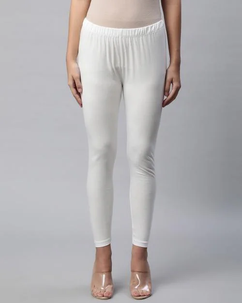 Ankle-Length Leggings with Elasticated Waist