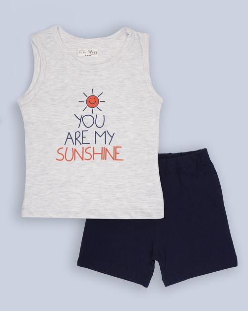 Printed T-Shirt with Shorts