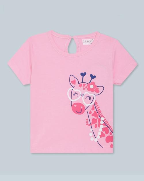 Graphic Print Crew-Neck T-Shirt