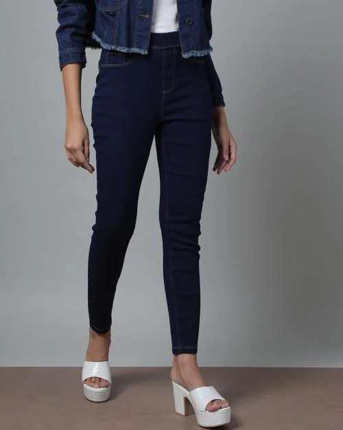 Women High-Rise Slim Fit Jeggings