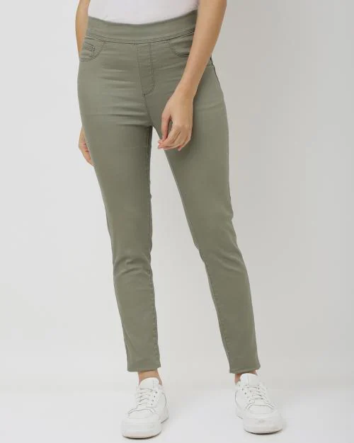 Women High-Rise Slim Fit Jeggings