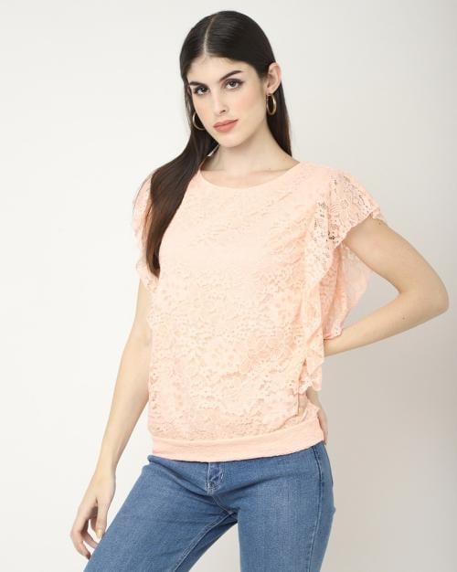 Women Regular Fit Lace Top