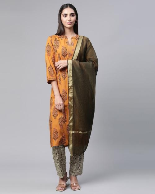 Printed Kurta Suit Set