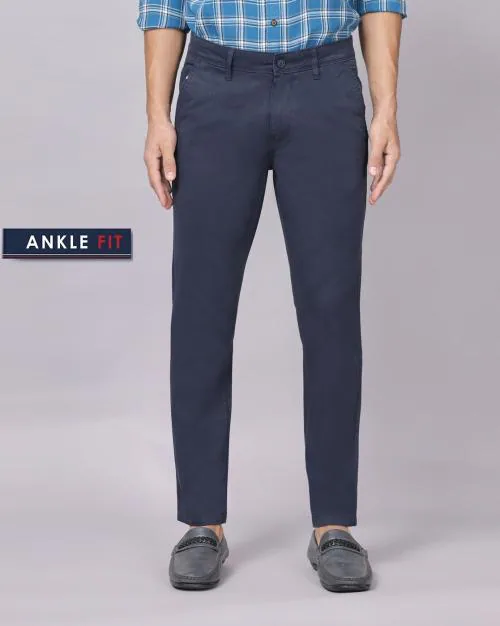 Skinny Fit Flat-Front Chinos