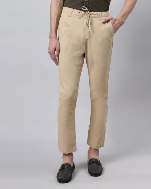 Slim Fit Chinos with Drawstring