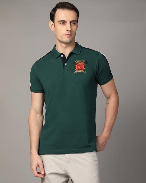 Men Slim Fit Polo T-Shirt