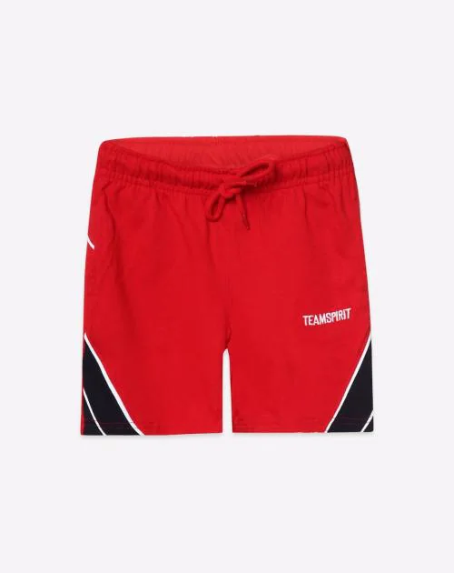 Cotton Shorts with Drawstring Fastening
