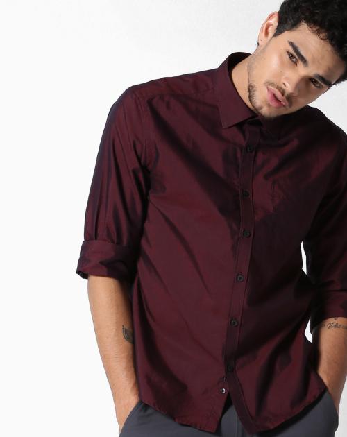 Fil-a-Fil Shirt with Patch Pocket