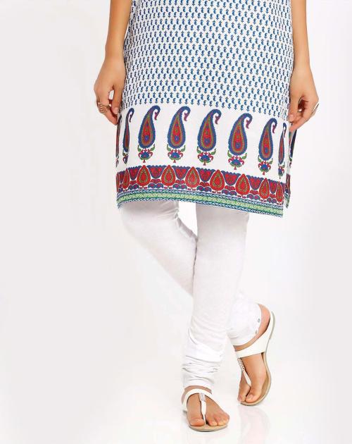 Mid-Rise Cotton Churidar