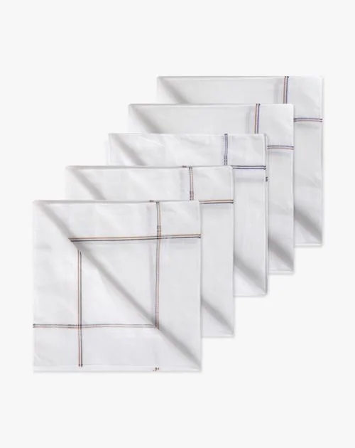 Men Pack of 5 Cotton Handkerchiefs