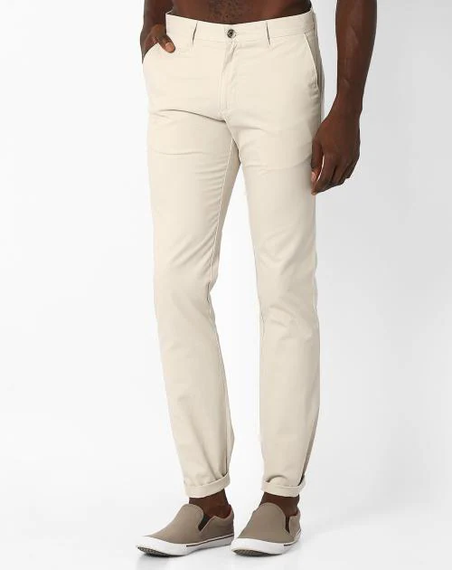 Flat-Front Slim Fit Chinos