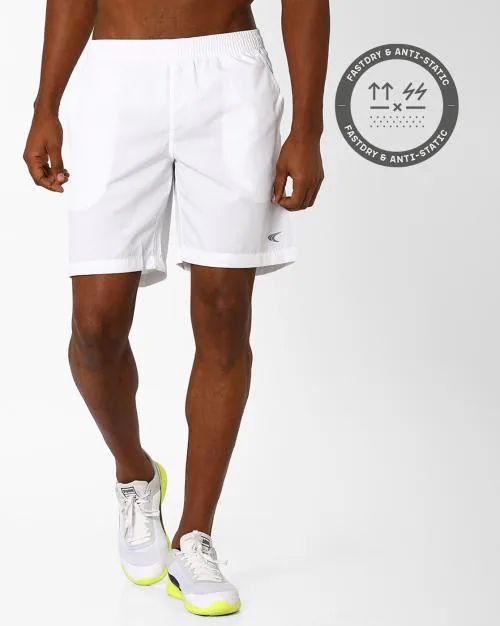 Mid-Rise Shorts with Insert Pockets