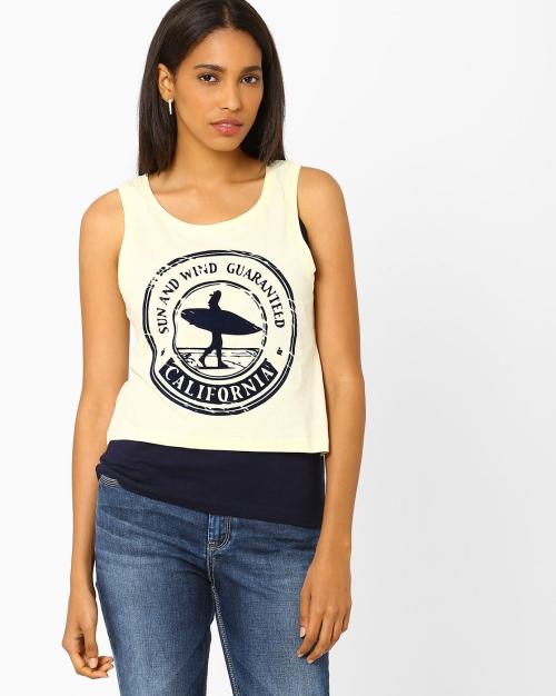 Graphic Print Tank Top