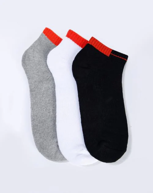 Pack of 3 Ankle-Length Socks