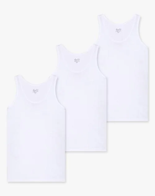 Pack of 3 Cotton Vests