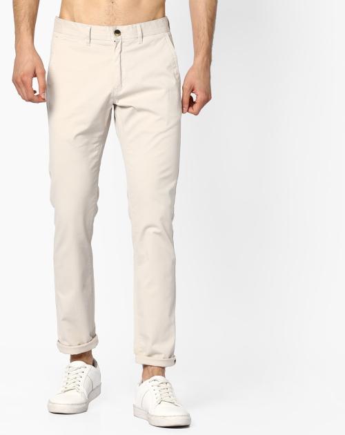 Flat-Front Slim Fit Chinos