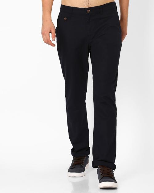 Mid-Rise Tapered Trousers