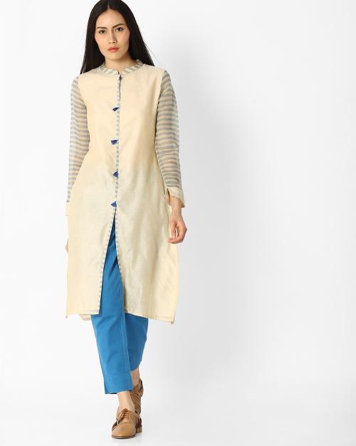 Striped Kurta Suit Set